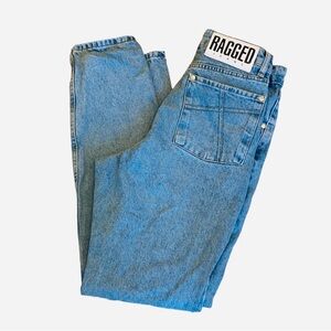 Ragged Priest Jeans Denim High Rise Blue 28 6 Western Festival Cowgirl